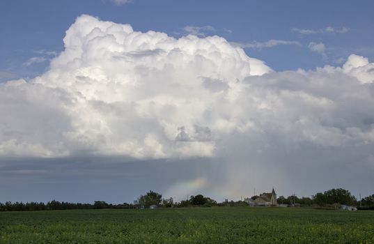 Prairie Storm Clouds Canada Saskatchewan Dramatic Summer