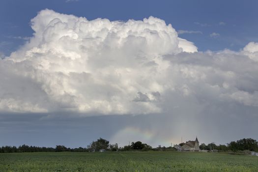 Prairie Storm Clouds Canada Saskatchewan Dramatic Summer