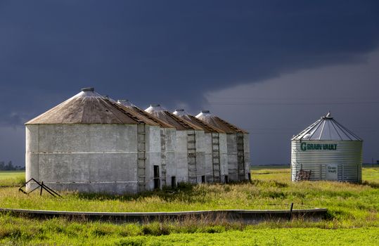 Prairie Storm Clouds Canada Saskatchewan Dramatic Summer
