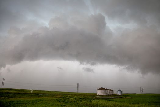 Prairie Storm Clouds Canada Saskatchewan Dramatic Summer