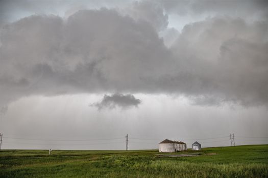 Prairie Storm Clouds Canada Saskatchewan Dramatic Summer