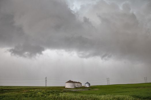 Prairie Storm Clouds Canada Saskatchewan Dramatic Summer