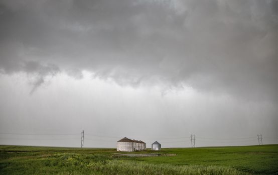 Prairie Storm Clouds Canada Saskatchewan Dramatic Summer