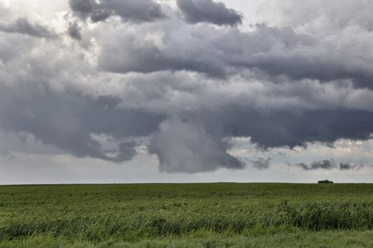 Prairie Storm Clouds Canada Saskatchewan Dramatic Summer