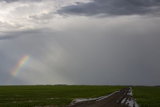 Prairie Storm Clouds Canada Saskatchewan Dramatic Summer