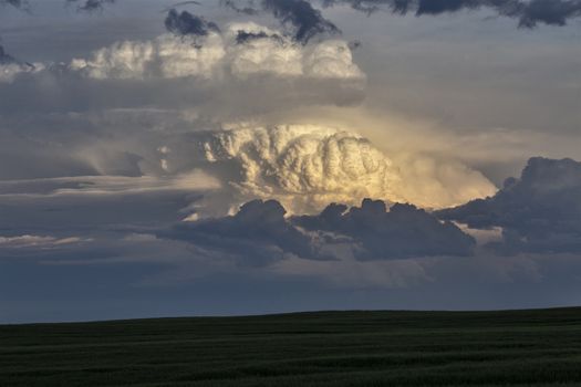Prairie Storm Clouds Canada Saskatchewan Dramatic Summer