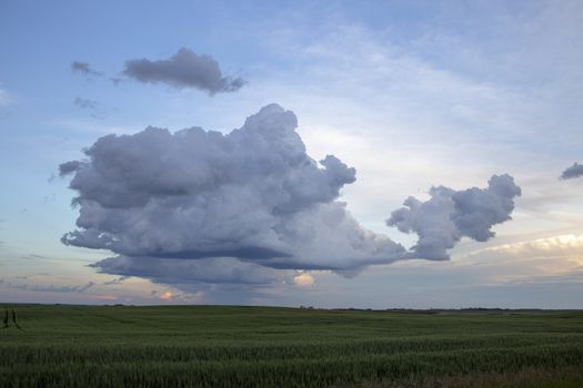 Prairie Storm Clouds Canada Saskatchewan Dramatic Summer
