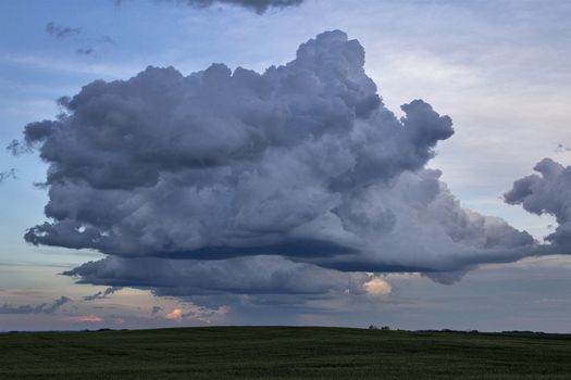 Prairie Storm Clouds Canada Saskatchewan Dramatic Summer