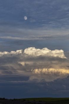 Prairie Storm Clouds Canada Saskatchewan Dramatic Summer