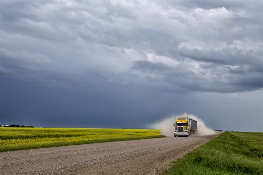 Prairie Storm Clouds Canada Saskatchewan Dramatic Summer