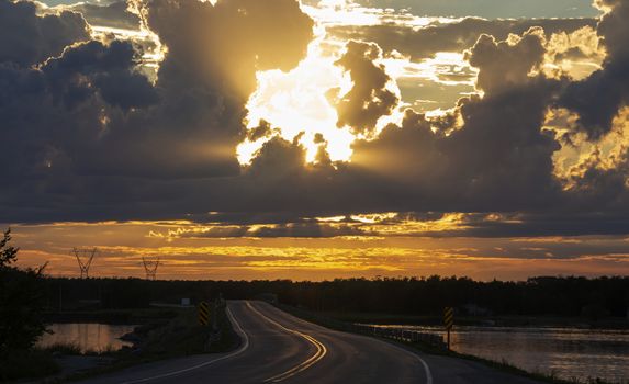 Prairie Storm Clouds Canada Saskatchewan Dramatic Summer