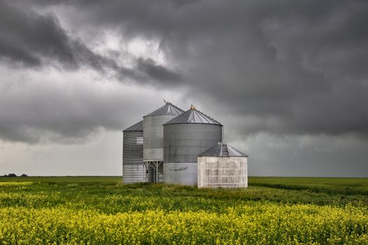 Prairie Storm Clouds Canada Saskatchewan Dramatic Summer