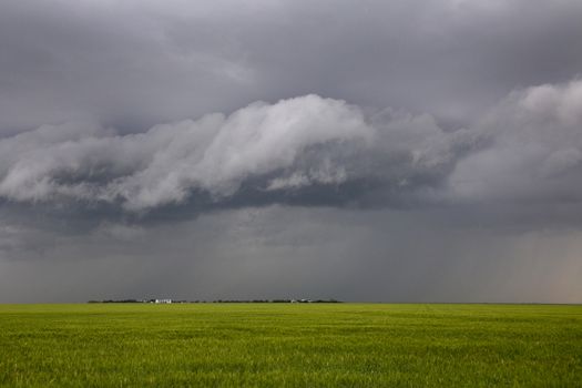Prairie Storm Clouds Canada Saskatchewan Dramatic Summer