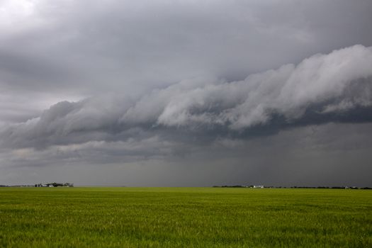Prairie Storm Clouds Canada Saskatchewan Dramatic Summer