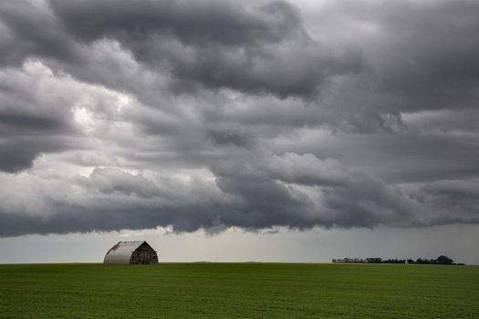 Prairie Storm Clouds Canada Saskatchewan Dramatic Summer