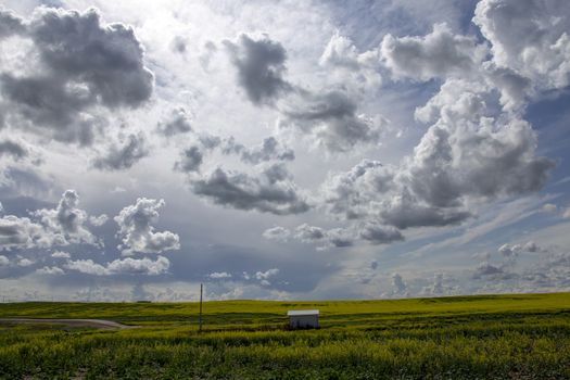Prairie Storm Clouds Canada Saskatchewan Dramatic Summer