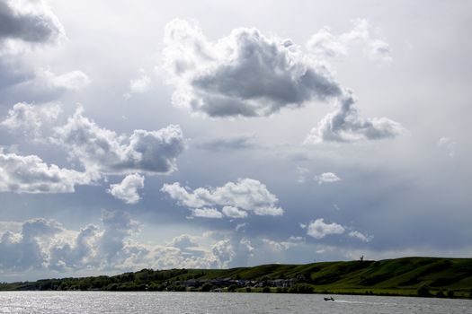 Prairie Storm Clouds Canada Saskatchewan Dramatic Summer