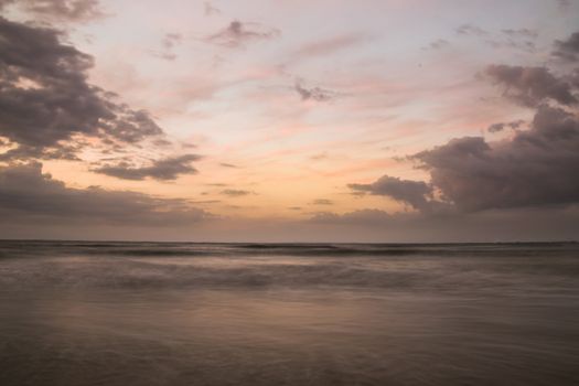 Beauty Evening Sunrise at a beach