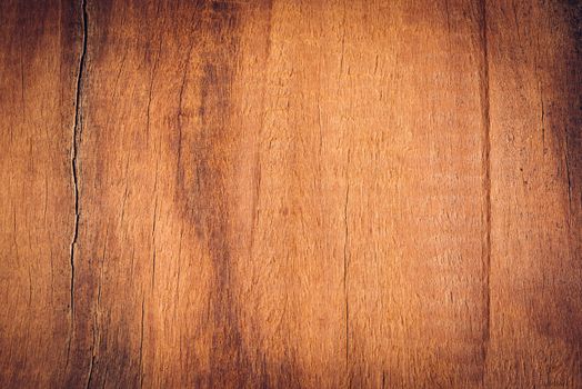 Old wood board, copy space wooden texture pattern background