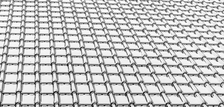 modern silver grey glossy rooftop tiling texture background