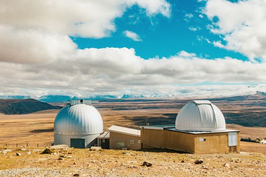 Mount John observatory at Lake Tekapo, south island New Zealand