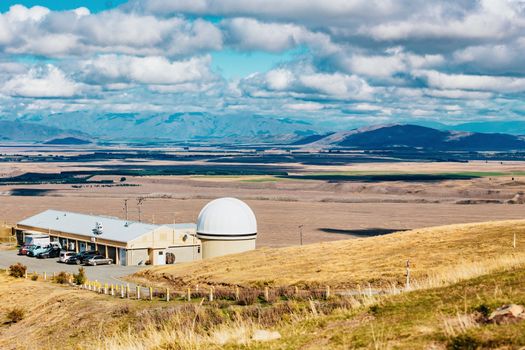 Mount John observatory at Lake Tekapo, south island New Zealand