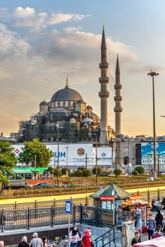 Istambul, Turkey – 07.12.2019. Sulaymaniye Mosque in Istanbul on a sunny summer day