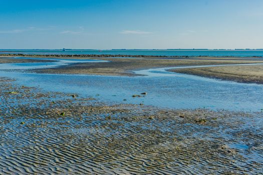 split ocean on the beach water landscape