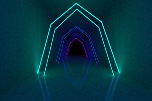 3d rendering of backgrounds abstract. 3d illustration of simple Geometric
