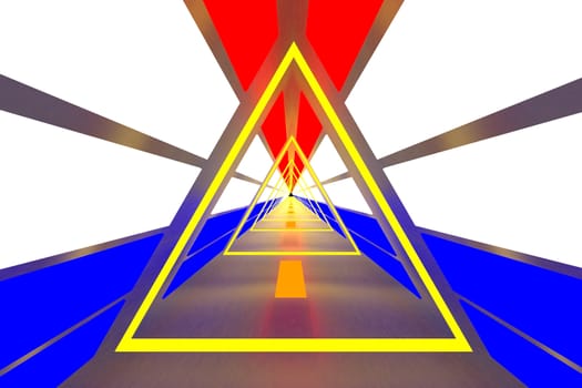 3d rendering of backgrounds abstract. 3d illustration of simple Geometric