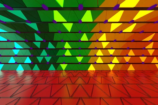 3d rendering of backgrounds abstract. 3d illustration of simple Geometric