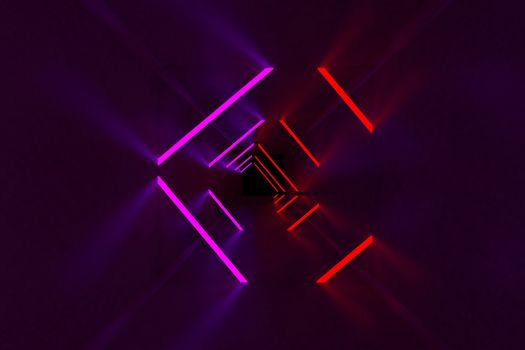 3d rendering of backgrounds abstract. 3d illustration of simple Geometric. Colorful illumination