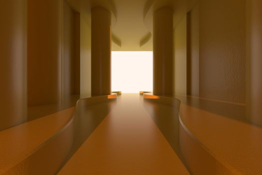 3d rendering of backgrounds abstract. 3d illustration of simple Geometric