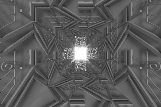 3d rendering of backgrounds abstract. 3d illustration of simple Geometric