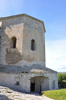 religious monument. spiritual retreat and reflection in the abbey, France