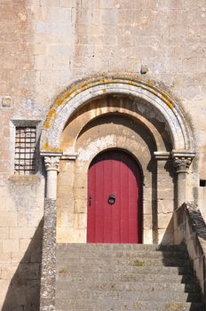 religious monument. spiritual retreat and reflection in the abbey, France