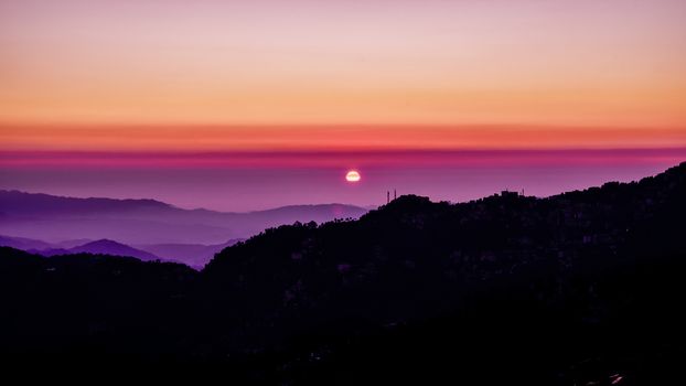 Beautiful Sunrise and Sunset View in India..