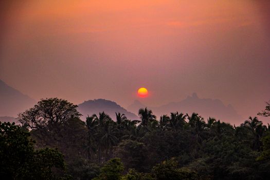Beautiful Sunrise and Sunset View in India..