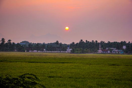 Beautiful Sunrise and Sunset View in India..