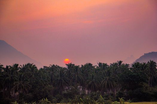 Beautiful Sunrise and Sunset View in India..