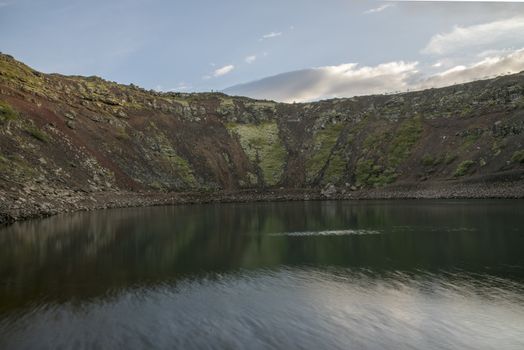 The Kerið crater in iceland, near Selfoss