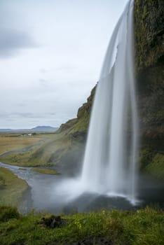 The Seljalandsfoss Waterfall in Iceland
