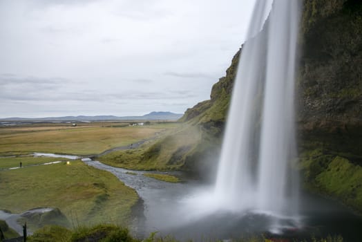 The Seljalandsfoss Waterfall in Iceland