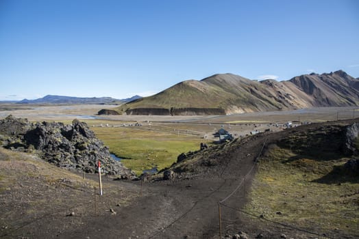 Scenes from hiking in Landmannalaugar