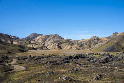 Scenes from hiking in Landmannalaugar