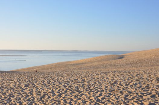 holidays around the Arcachon bay and the pilat dune, France.
summer evening on the beach