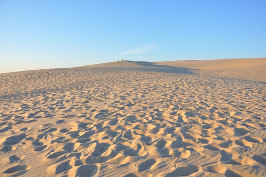 holidays around the Arcachon bay and the pilat dune, France.
summer evening on the beach