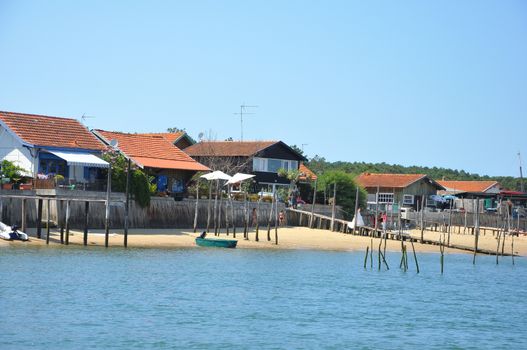 holidays around the Arcachon basin and cap ferret, France.