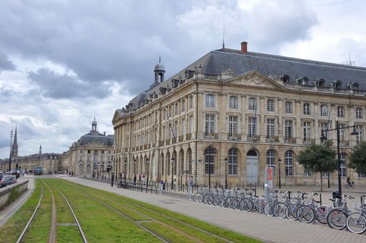 discovery of the city of Bordeaux, treasure of Aquitaine. monument of France