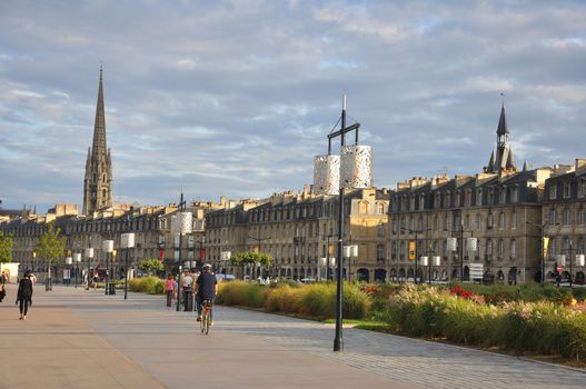 discovery of the city of Bordeaux, treasure of Aquitaine. monument of France
